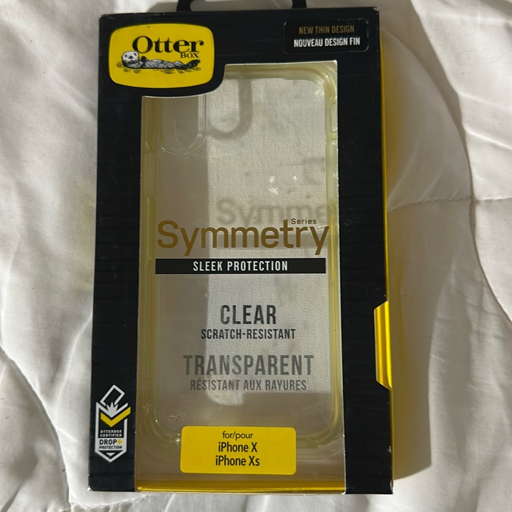 OtterBox Clear case for iPhone X and iPhone XS